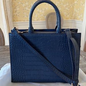 NEW Christian Lacroix navy bag NWOT